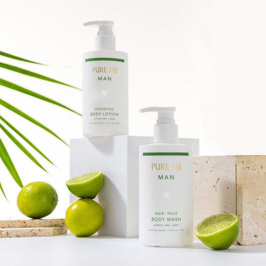 Pure Fiji Man - Hair Face & Body Wash - Citrus Lime & Mint 280ml