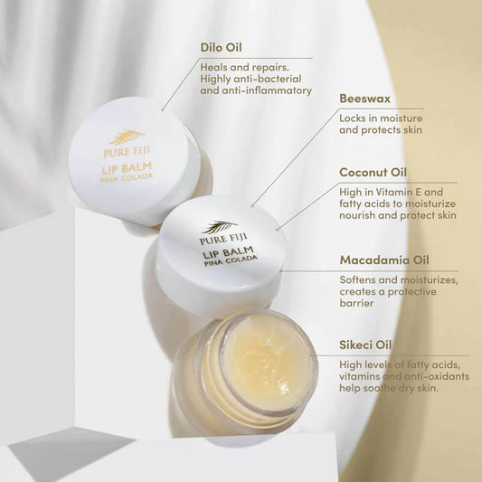 Pure Fiji - Lip Balm - Pina Colada - 10ml