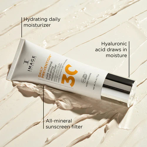 Image Daily Prevention Sunscreen - Pure Mineral Hydrating Moisturiser SPF30 - Full size 73g