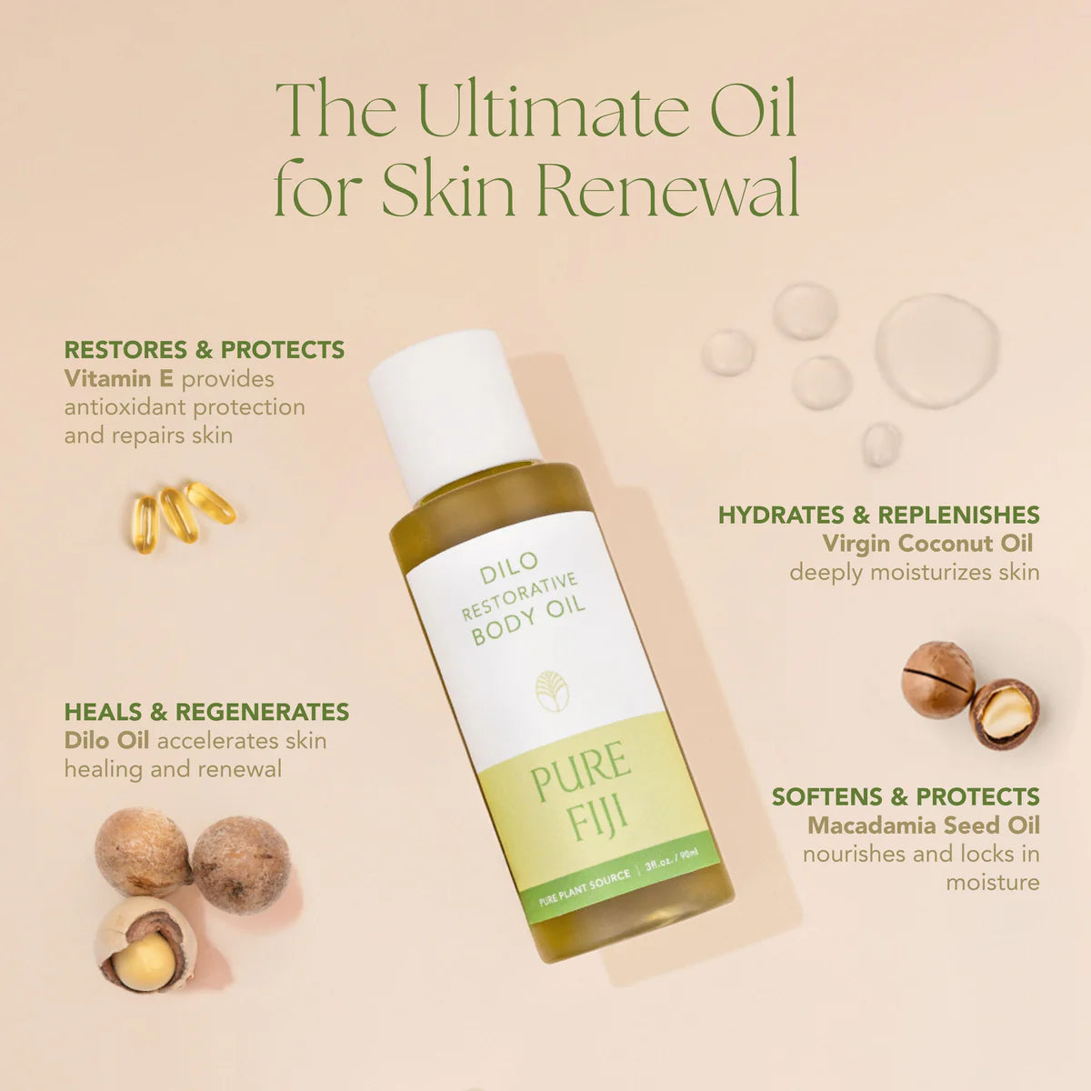 Pure Fiji - Dilo Restorative Body Oil 90ml